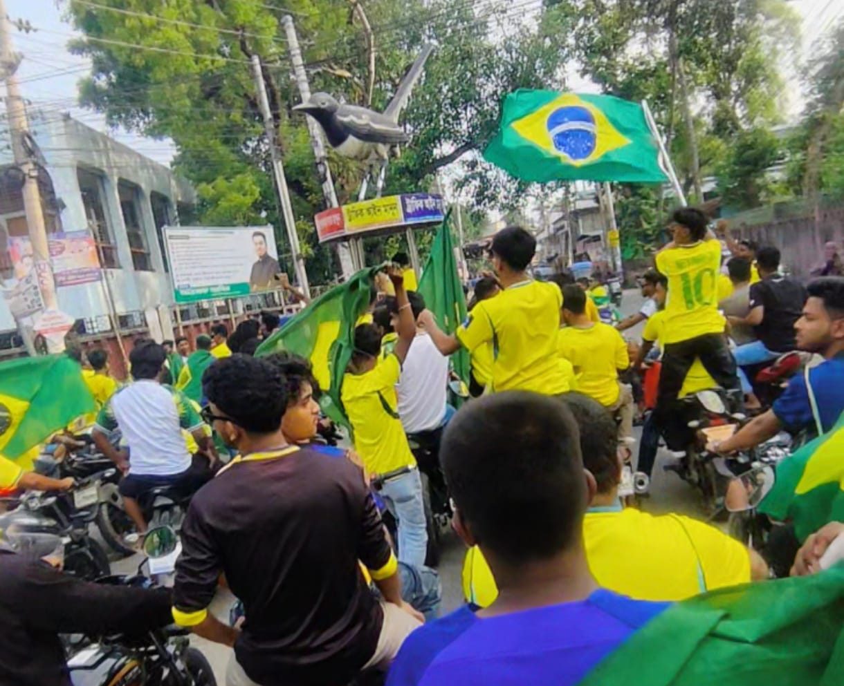 Bangladesh faz carreata gigante para apoiar o Brasil na Copa de 2026