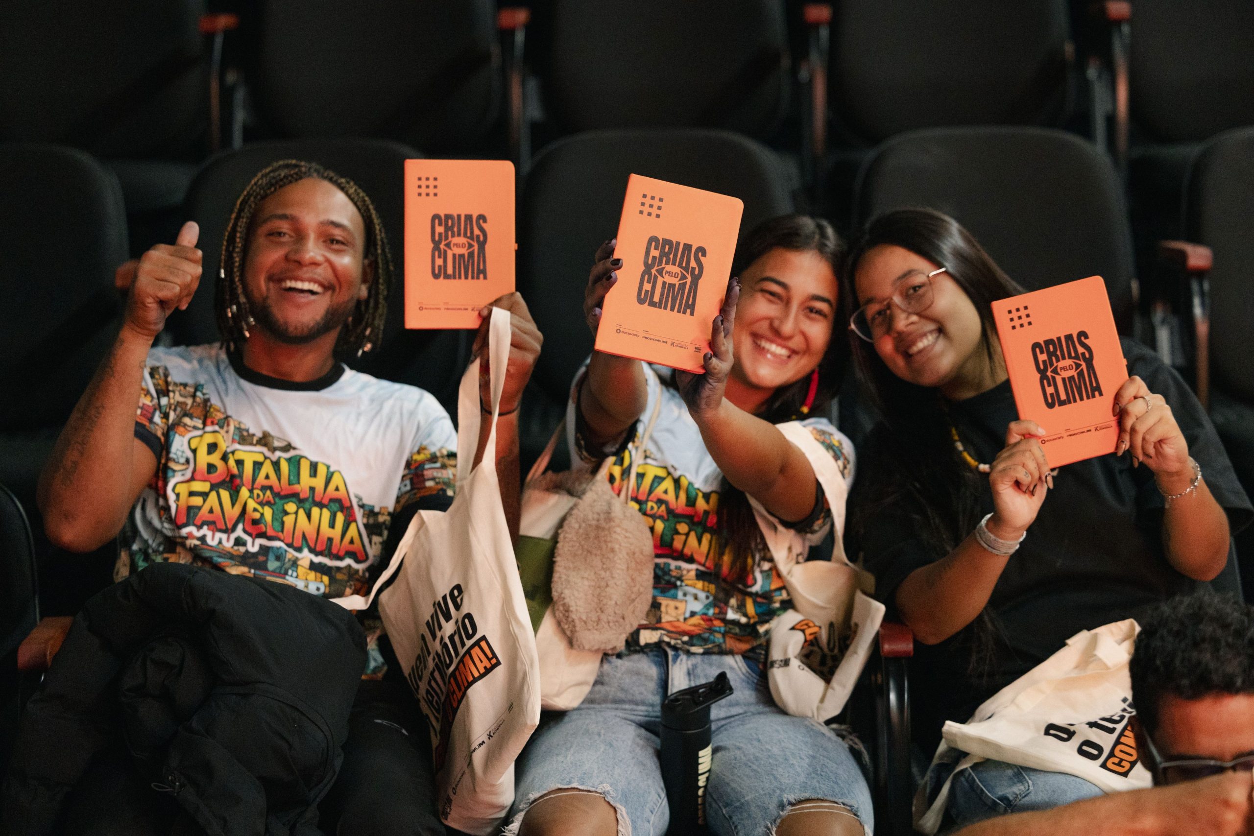 Jovens da Baixada mostram projetos sobre crise climática em Santos