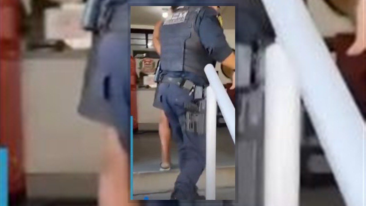 Homem é preso após ataque com tesoura contra vigilante