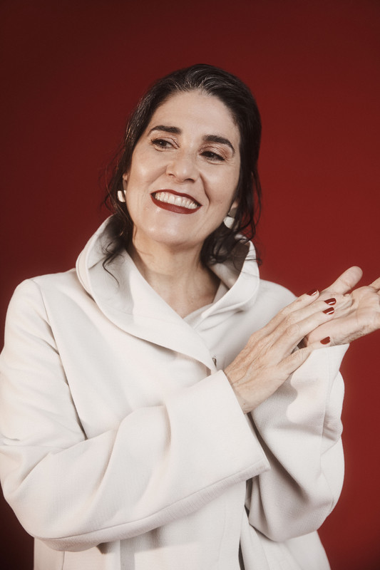 A cantora Monica Salmaso, que abre o Santos Jazz Festival
