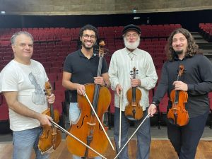 Quarteto de Cordas Martins Fontes no Santos Jazz Festival, em Santos